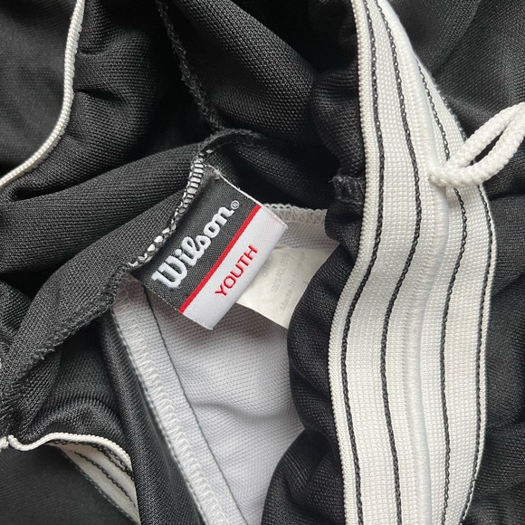 Wilson Knicker Baseball/Softball Pants Youth Size L Black EUC - Picture 4 of 5